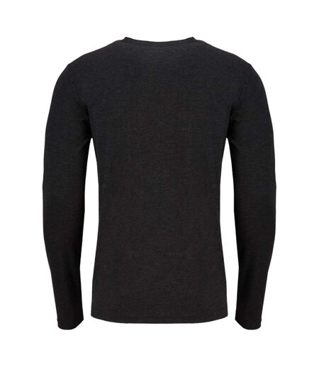Next Level Adults Unisex Long Sleeve Tri-Blend Crew T-Shirt (Vintage Black)
