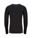 Next Level Adults Unisex Long Sleeve Tri-Blend Crew T-Shirt (Vintage Black)