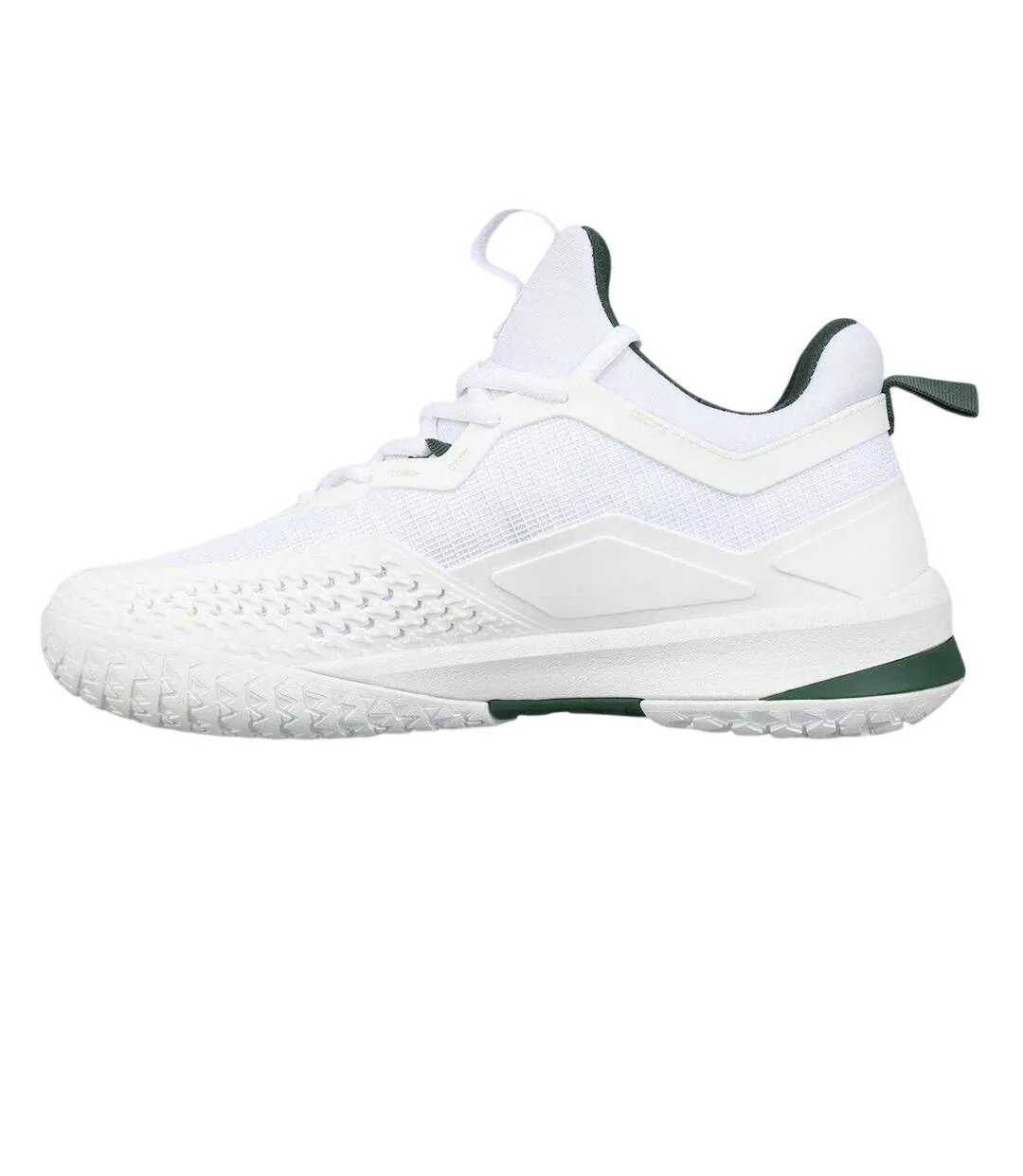 Womens/ladies Ac Mesh Tennis Shoes White Green Slazenger-2