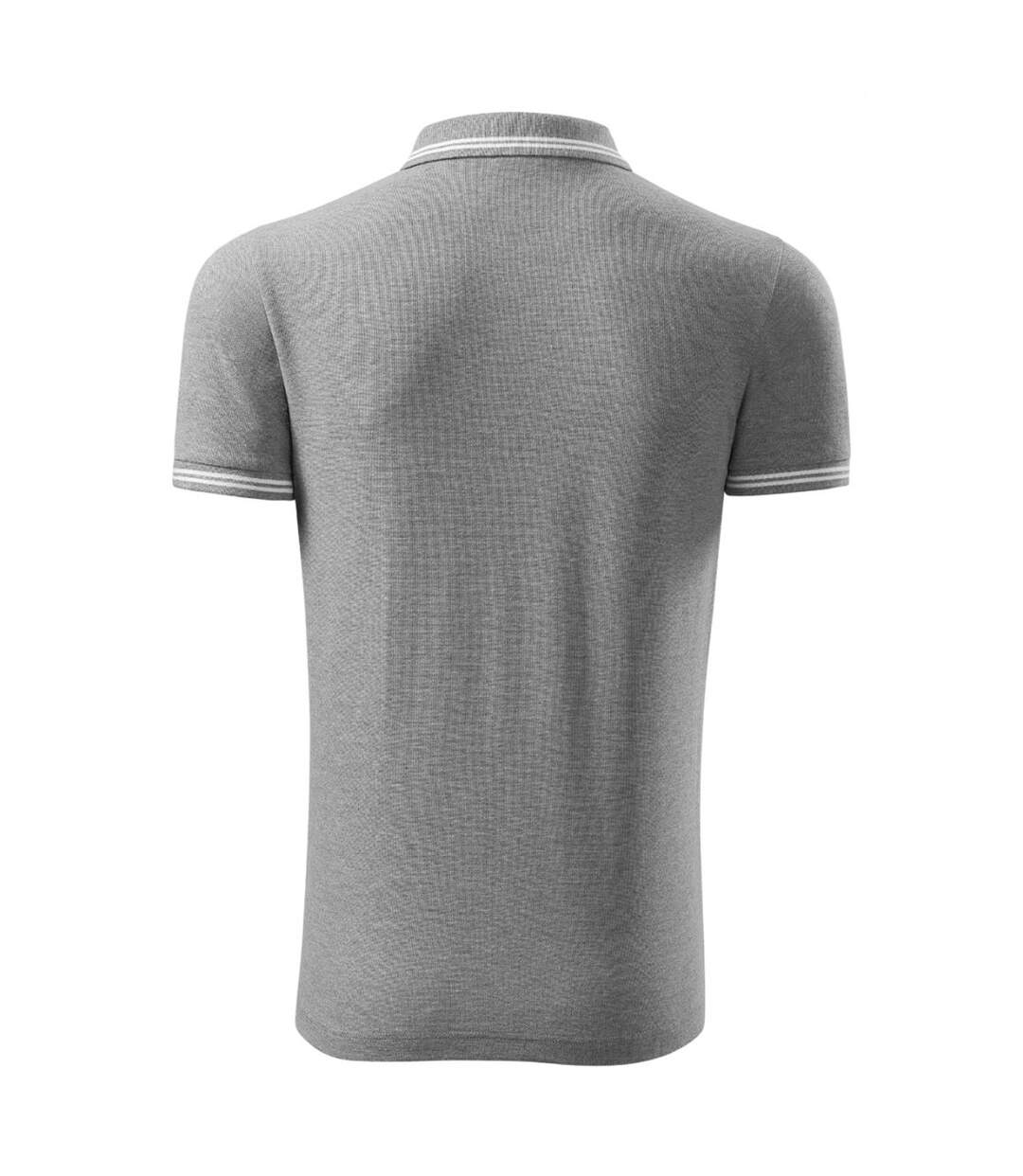 Polo Urban Homme Gris Foncé Malfini-2