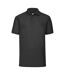 Mens 65/35 polo shirt black Fruit of the Loom