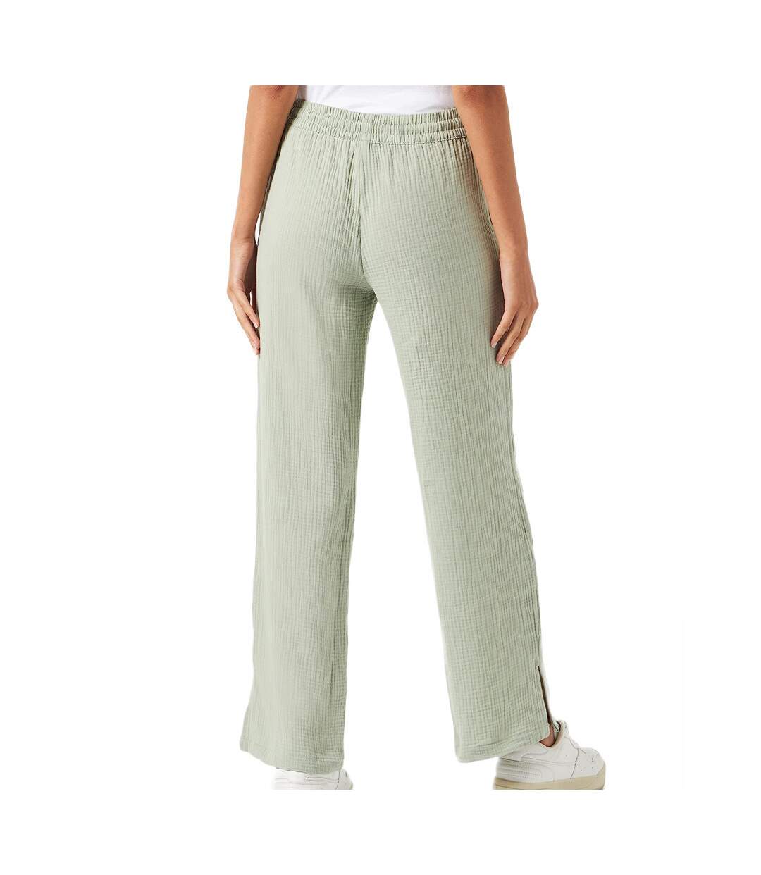 Pantalon Vert Pâle JDY Theis Wide-2