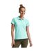 Polo Biologique Pur Pour Femmes/femmes Bleu Clair Russell-1