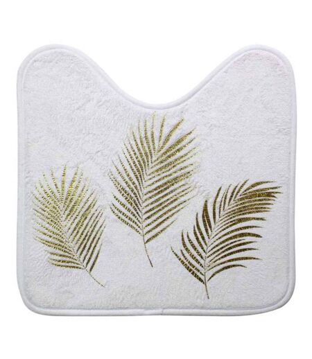 Tapis Contour WC Imprimé Orbella 45x45cm Blanc