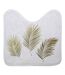 Tapis Contour WC Imprimé Orbella 45x45cm Blanc-1