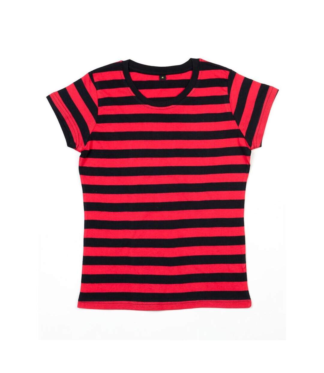 T-shirt Femme Noir Rouge Mantis-2