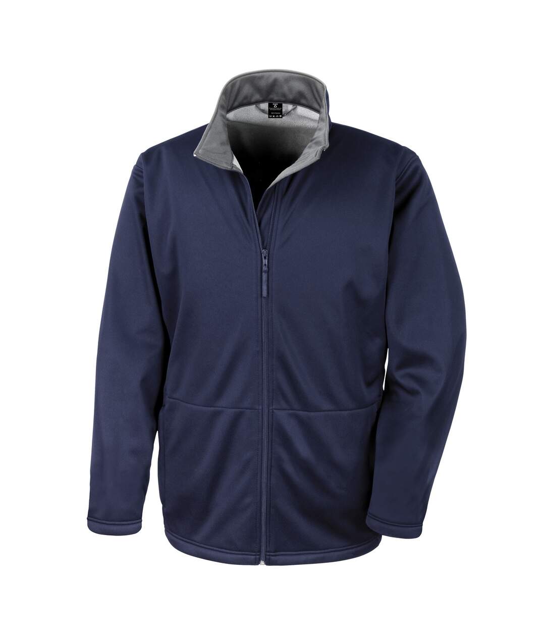 Result Core Mens Soft Shell 3 Layer Waterproof Jacket (Navy Blue) - UTBC904-1