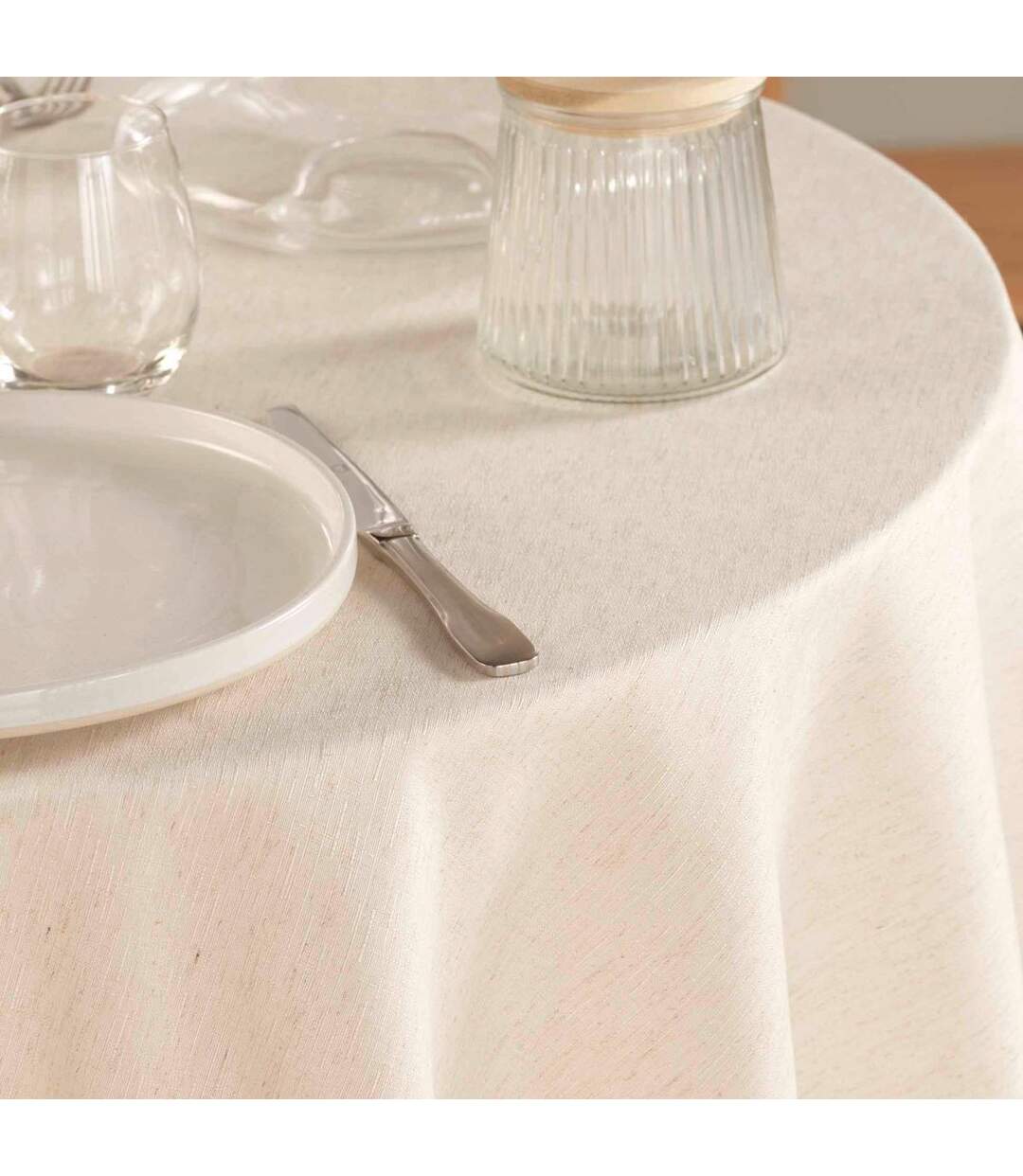 Nappe Ronde Pauline 180cm Naturel-3