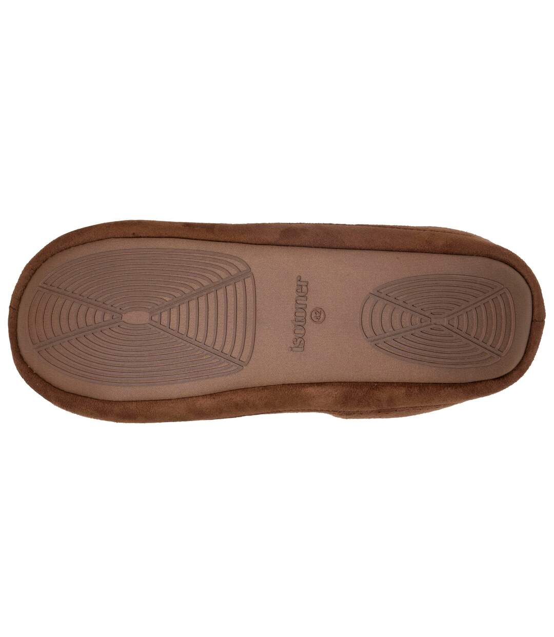 Isotoner Chaussons extra-light Mules homme suédine - semelle gomme ultra souple-4