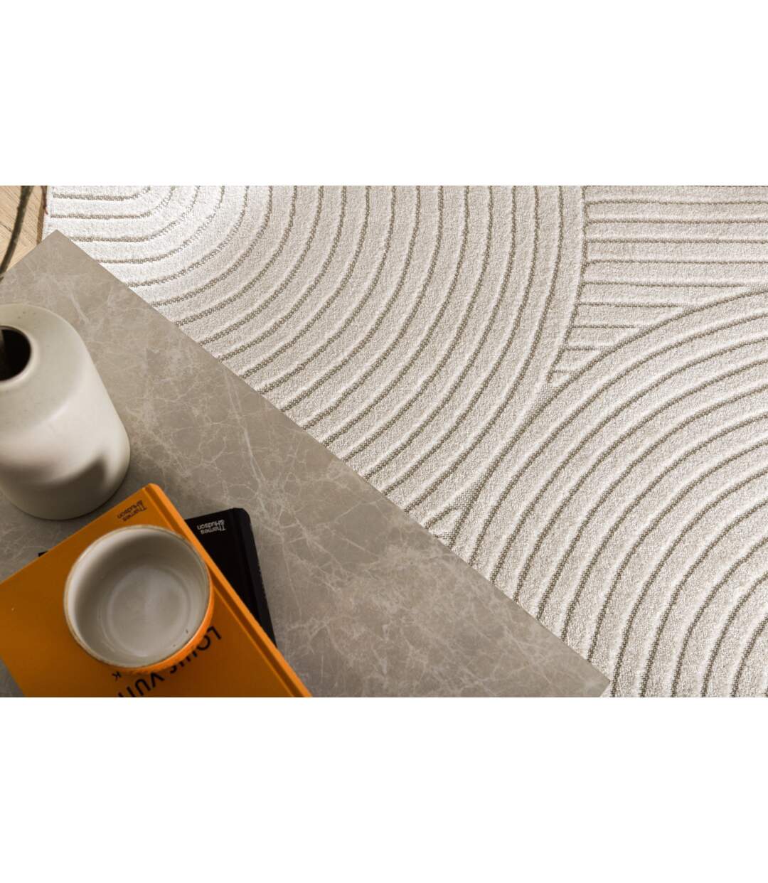 Tapis Déco Vince Solar 200x290cm Naturel-5