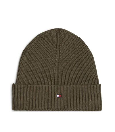 Bonnet Kaki Homme Tommy Hilfiger Pima - Taille unique