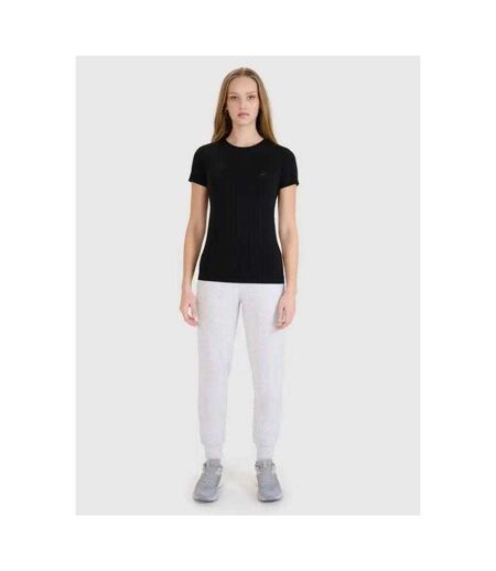 Womens/ladies Slim Short-sleeved T-shirt Black 4F