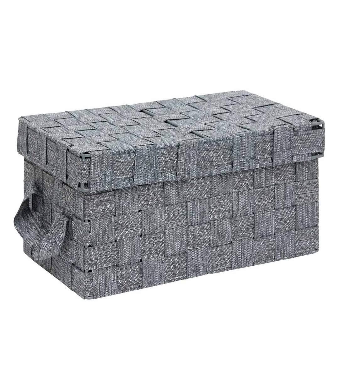 Lot de 2 Boîtes de Rangement Lise 35cm Gris-3