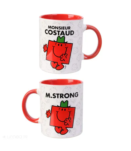 Mug MONSIEUR MADAME 30 cl 2 pièces Mme Bavarde