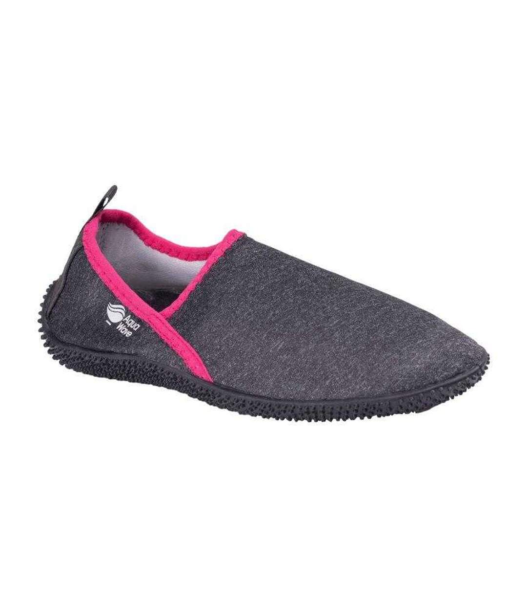 Chaussures Aquatiques Bargi Femme Noir Rose Aquawave-1