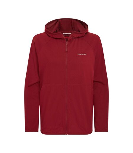 Veste Unie À Capuche Aya Femme Rouge Craghoppers