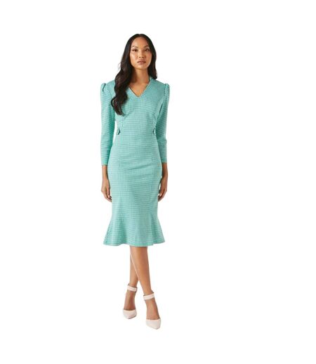 Robe mi-longue femme vert Principles