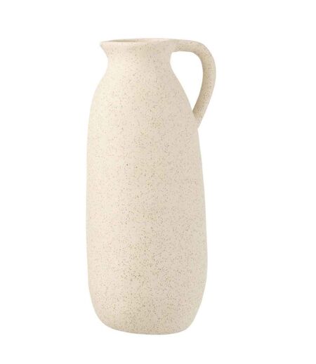 Vase Design en Céramique Cruche 35cm Beige