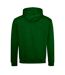 Awdis Varsity Hooded Sweatshirt / Hoodie (Kelly Green/Arctic White) - UTRW165