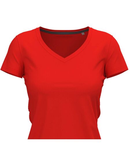 T-shirt Claire Femme Rouge Écarlate Stedman