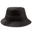 Atlantis Cotton Bucket Hat (Black) - UTAB482