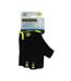 Mens training gloves black/green Fitness Mad