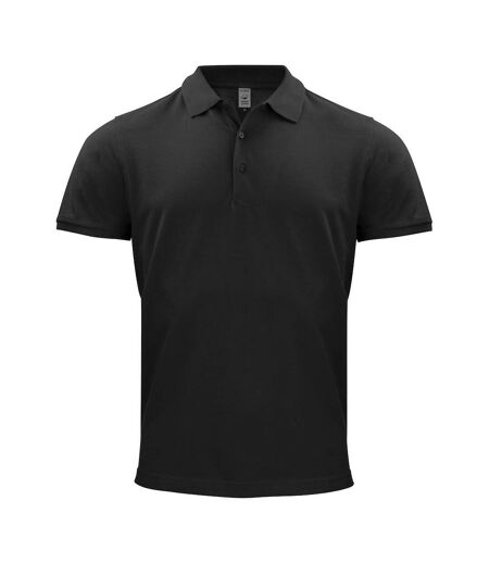Mens Classic Polo Shirt Black Clique