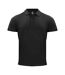 Mens Classic Polo Shirt Black Clique-1