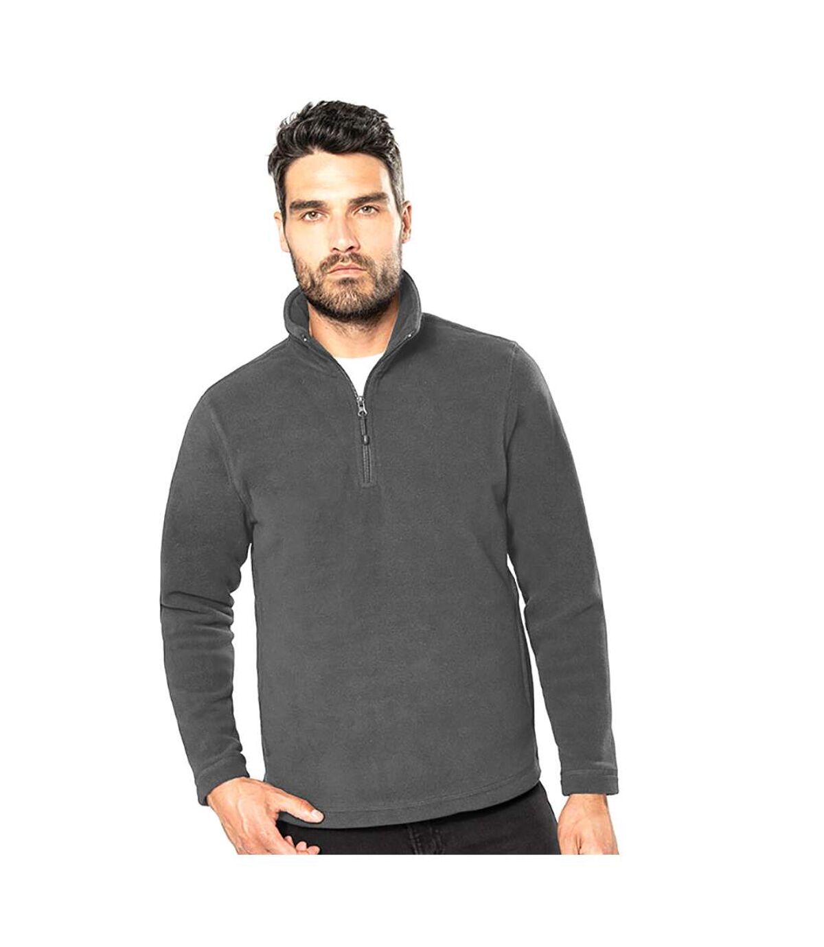 Kariban - Haut polaire - Homme (Gris convoi) - UTRW738