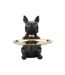 Vide-Poche Statuette Bulldog 23cm Noir-2
