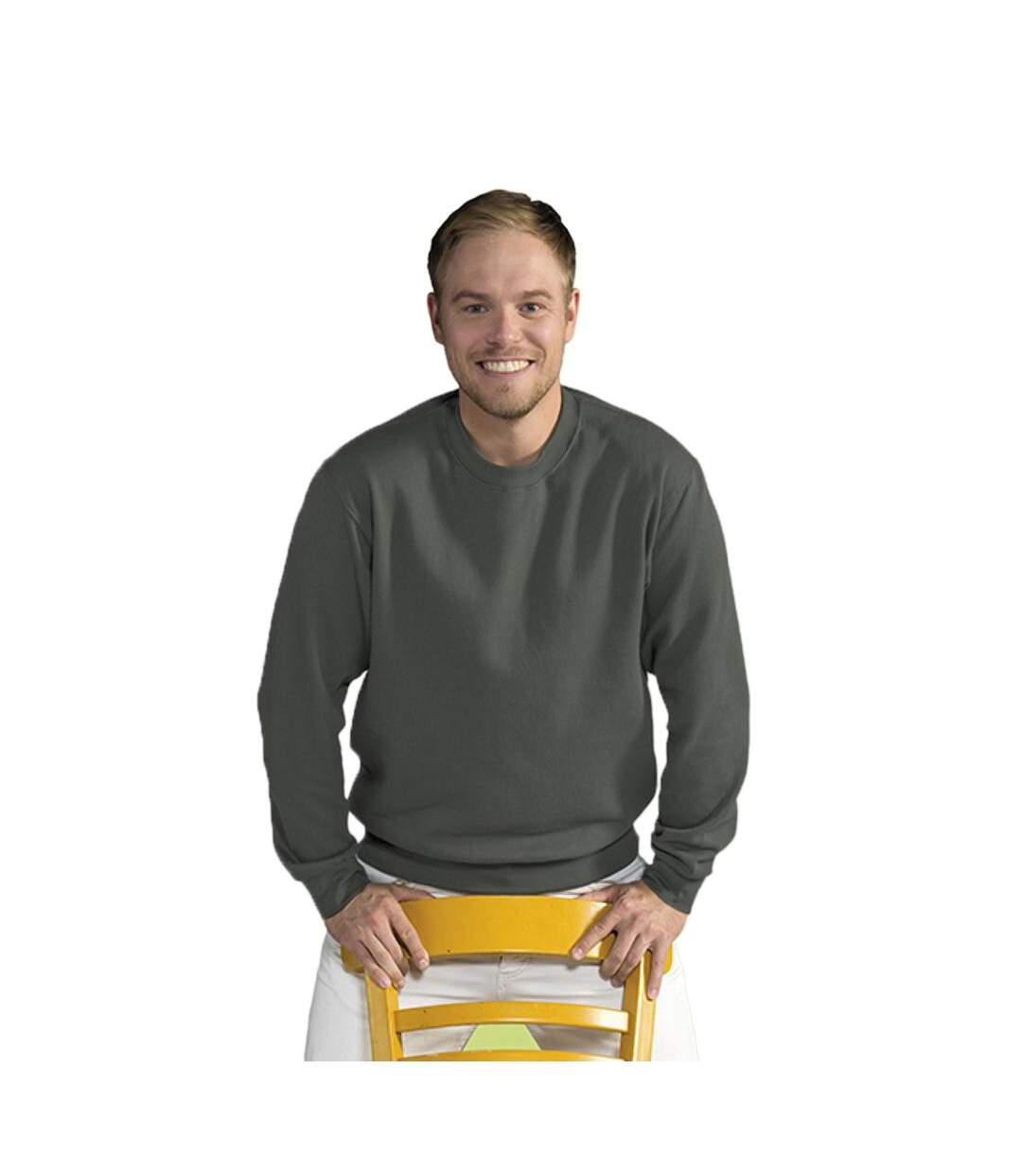Sweatshirt Homme Gris Sombre SG-1