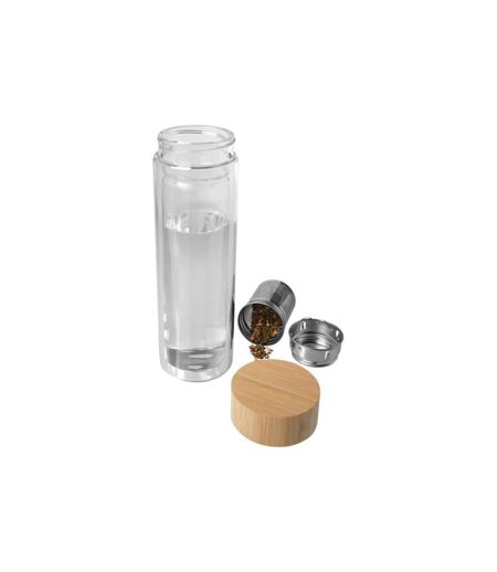 Bailey Bamboo 400ml Infuser Bottle One Size Clear Generic
