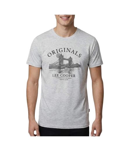 T-Shirt gris homme lee cooper lcn820