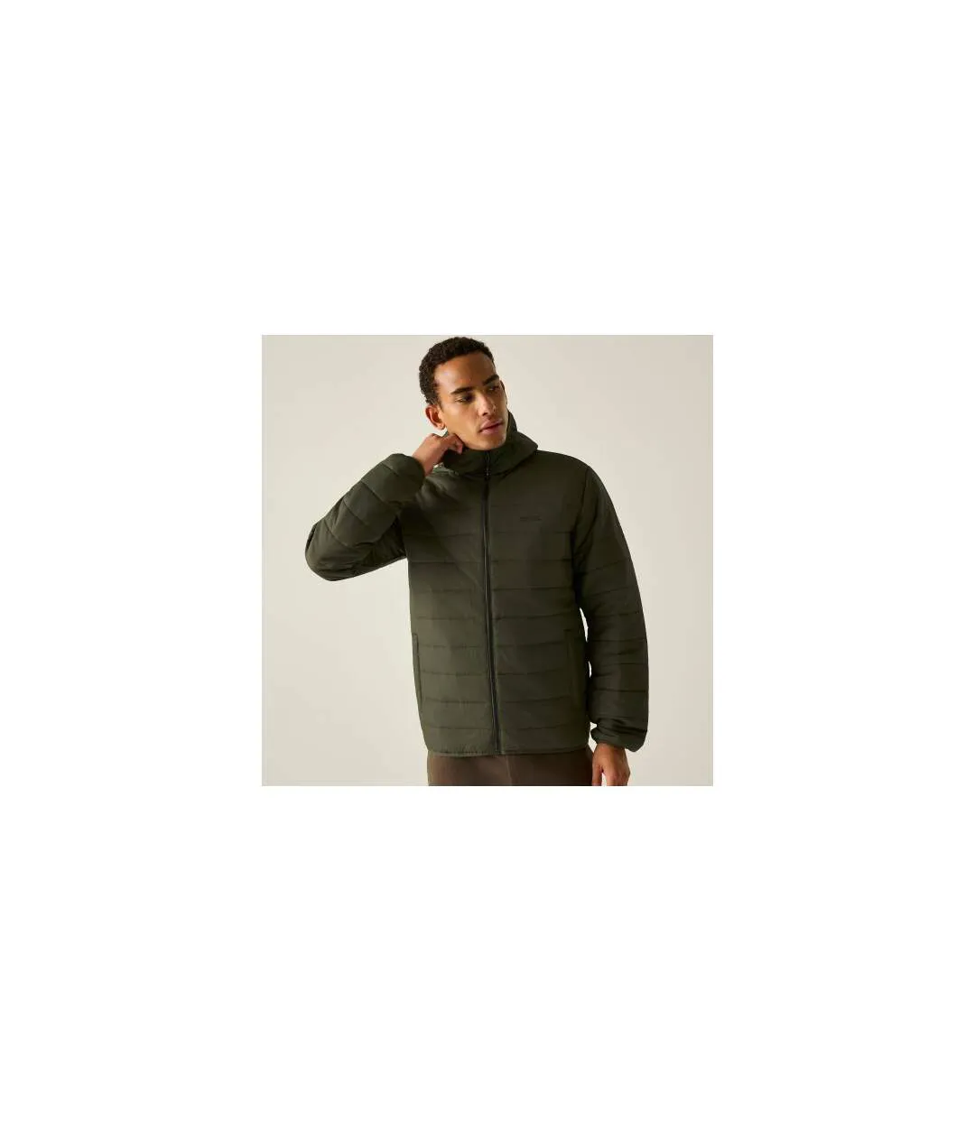 Mens Helfa Jacket Dark Khaki Regatta-1