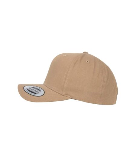 Casquette Ajustable Motif/style 6 Panneaux Beige Flexfit