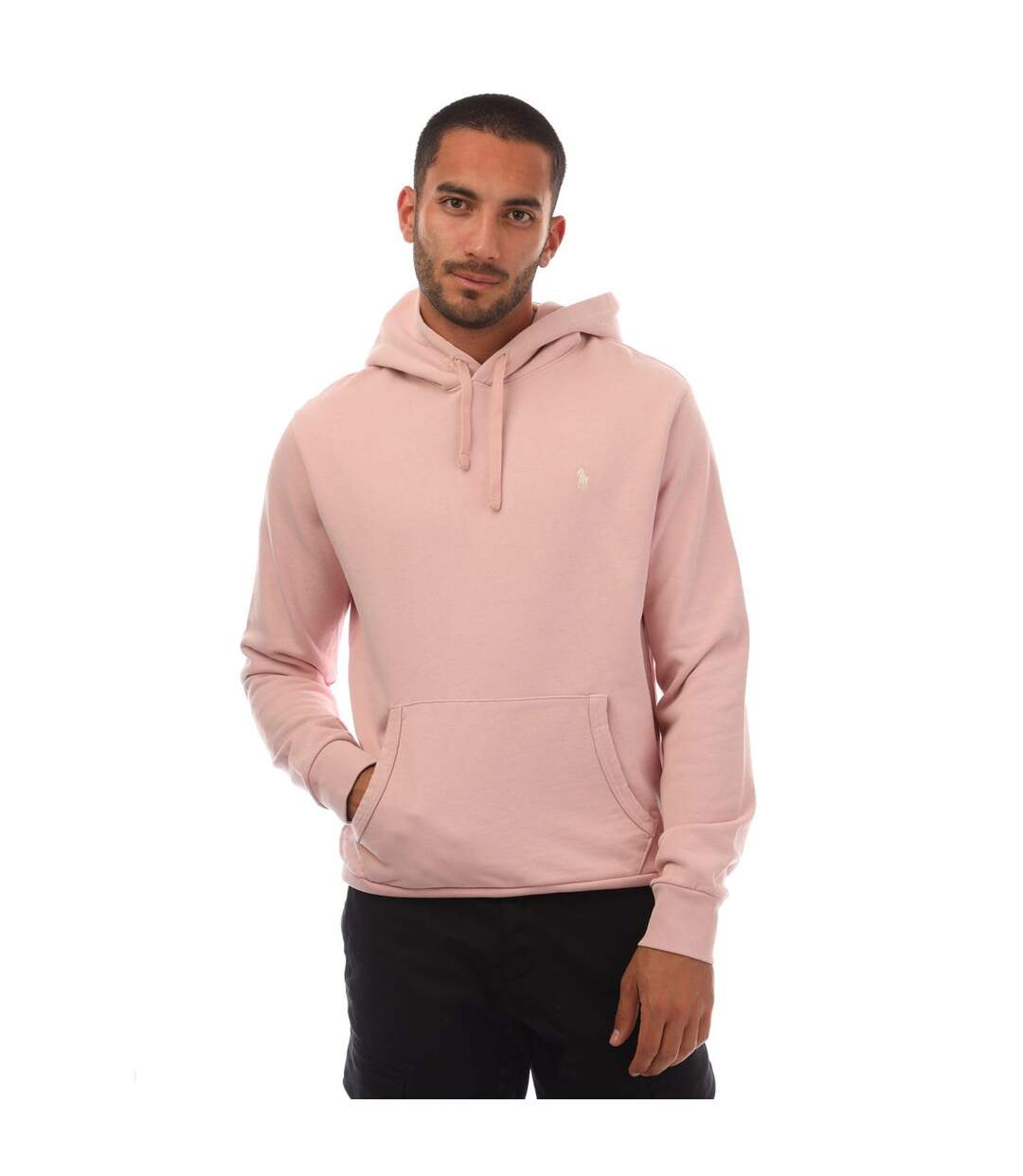Sweat À Capuche Homme Rose Clair Ralph Lauren-2