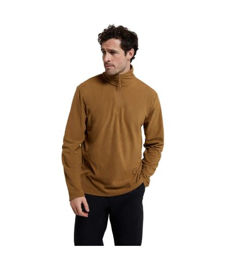 Mens camber ii half zip fleece top mustard Mountain Warehouse