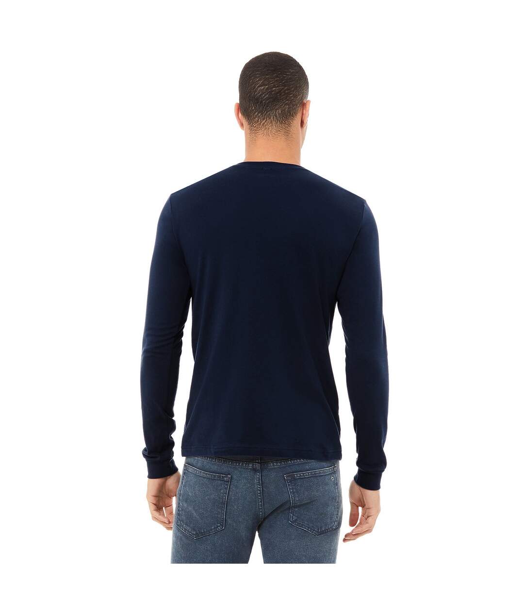 T-shirt Adulte Bleu Marine Bella + Canvas-4