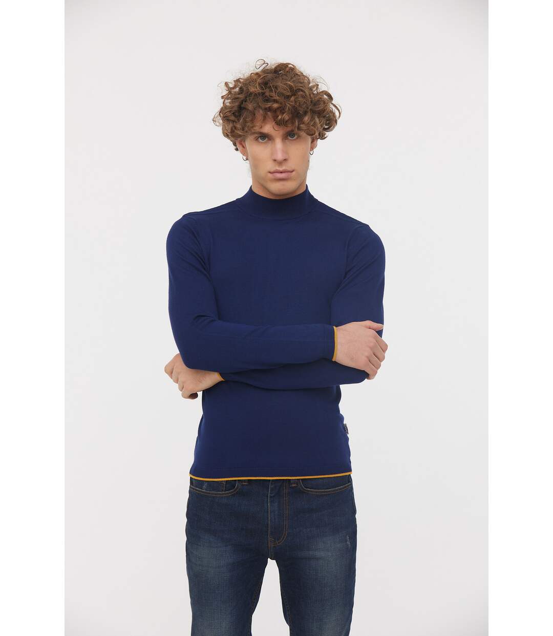 Pull manches longues viscose slim COLEO