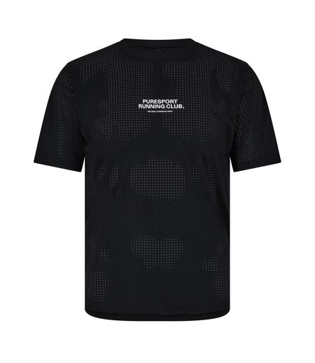 Mens Running Club  T-shirt Black Performance