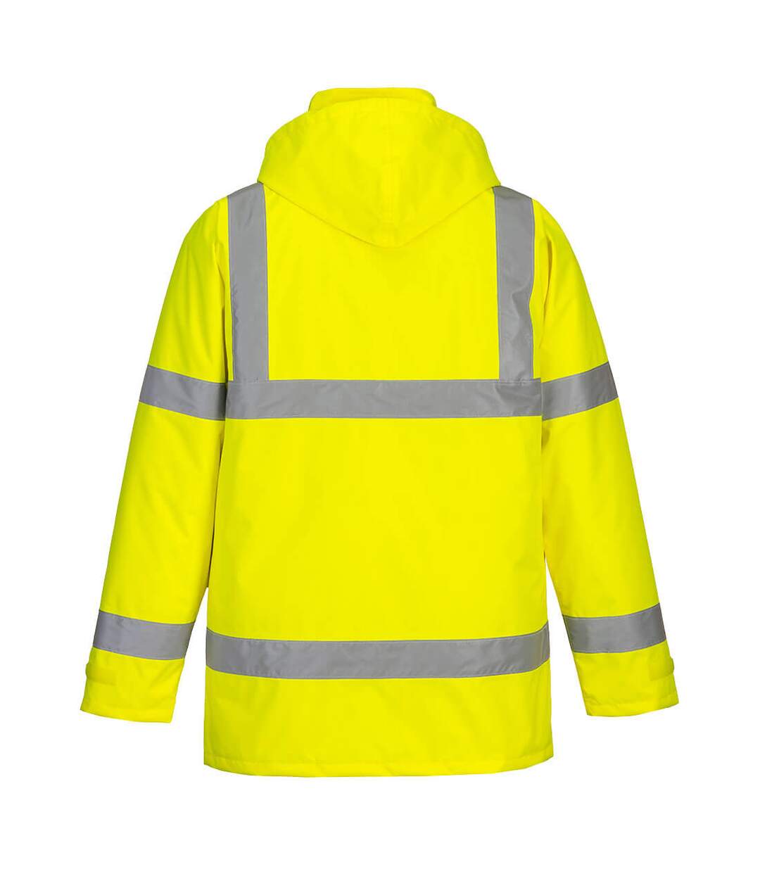 Mens hi-vis winter traffic jacket yellow Portwest-2