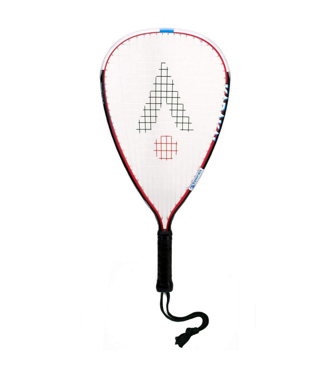 Raquette de racquetball crx-tour taille unique noir / blanc / rouge Karakal-1