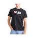 T-Shirt noir/rouge homme calvin klein jeans lv04rd814g-1
