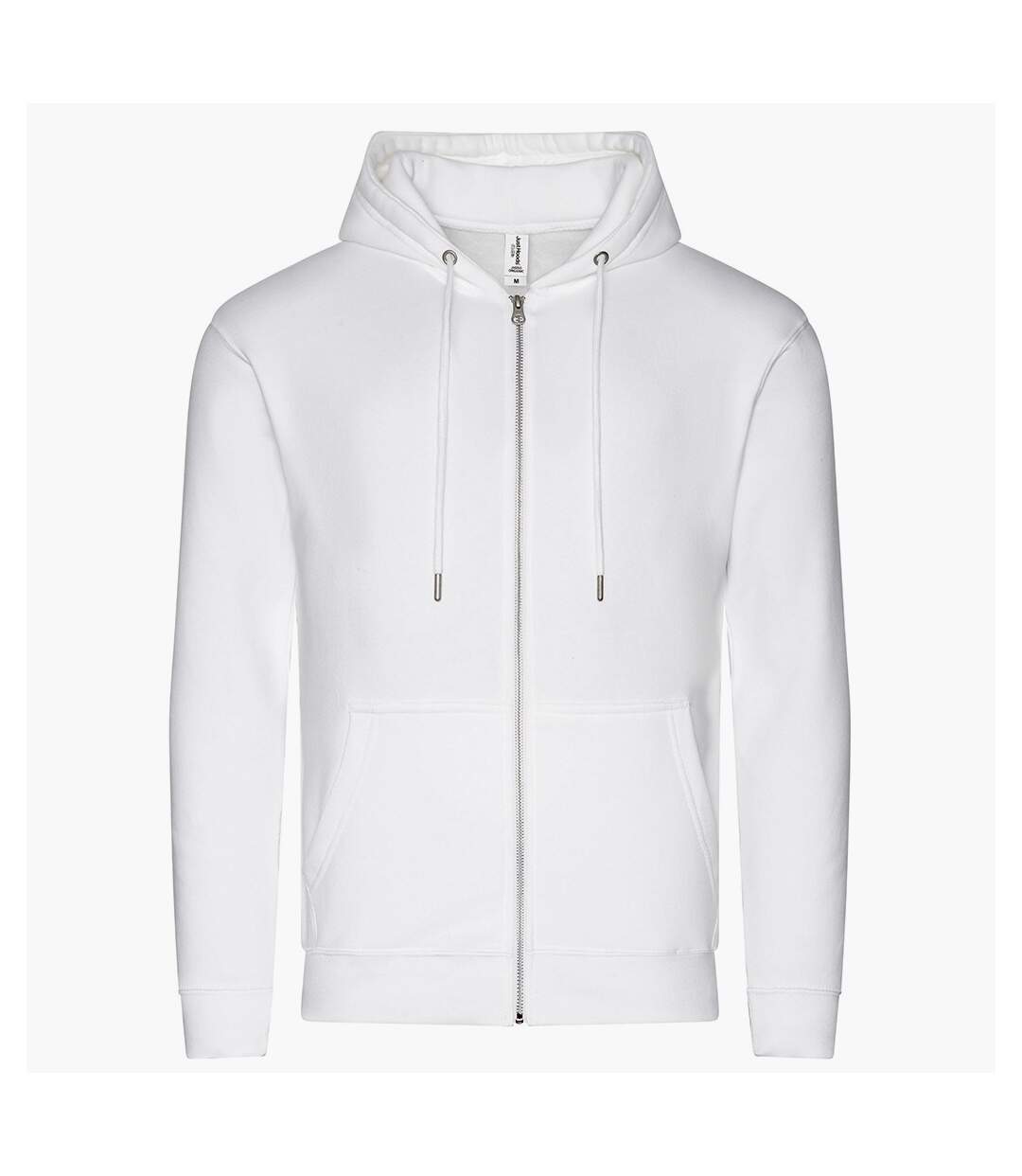 Awdis Mens Organic Full Zip Hoodie (Blanc) - UTPC4334