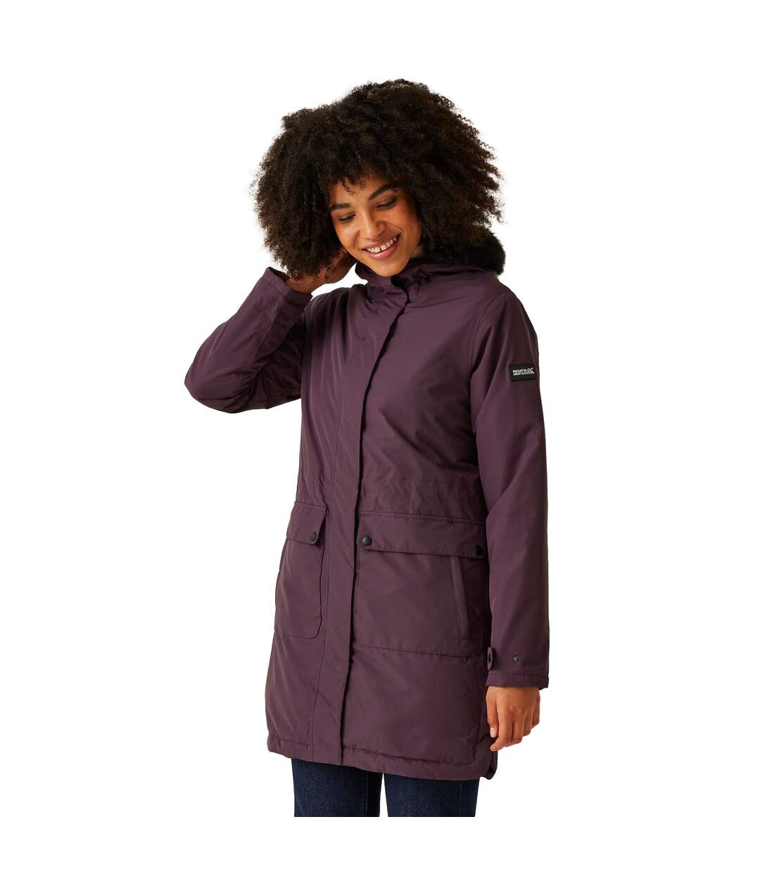 Parka Sabinka Femme Prune Sombre Regatta-1