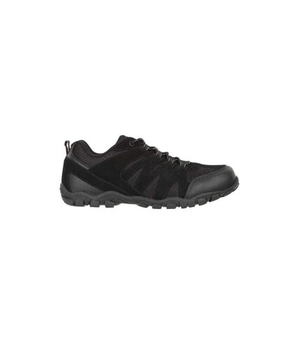 Mountain Warehouse Womens/Ladies Outdoor II Suede Walking Shoes (Black) - UTMW1156