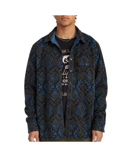 Surchemise noire/bleu à motifs homme o'neill superfleece