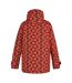 Veste Imperméable Motif/style Floral Orla Kiely Femme Rouge Rouge Brûlé Regatta-3