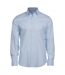 Tee Jays Mens Luxury Stretch Long-Sleeved Shirt (Light Blue)
