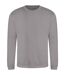 Sweat-shirt à col ras du cou pour hommes gris platine Awdis-1